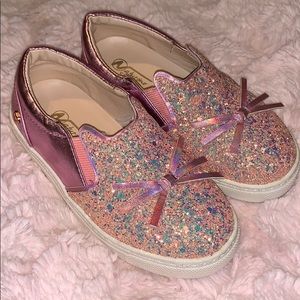 Pink glitter 9c toddler girl shoes